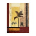Trademark Fine Art Pablo Esteban 'Palm Trees With Rectangles' Canvas Art, 18x24 ALI46182-C1824GG